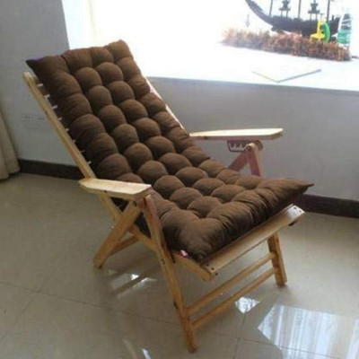 AG's Active Luxury Microfibre Solid Chair Pad Pack of 1(Brown)