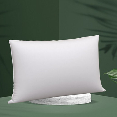 brightjex Microfibre Solid Sleeping Pillow Pack of 1(White)