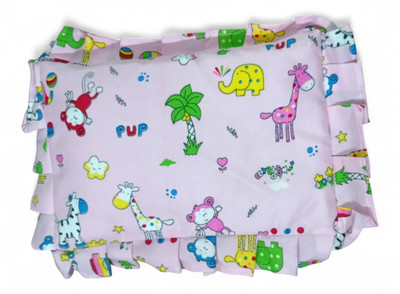 J Jejal Mustard Seeds Baby Pillow Pack of 1 Toons & Characters Elephant Series(Pink)