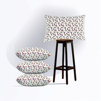 fulffystyl Microfibre Sleeping Pillow Pack of 4 Abstract SOFT(Multicolor)