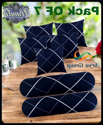 RUSHABH ENTERPRISE COMFORT Polyester Fibre Abstract Sleeping Pillow Pack of 1(Blue)