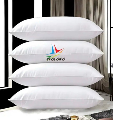 Urmila Creation Polyester Fibre Sleeping Pillow Pack of 4 Solid LUXURY(White)