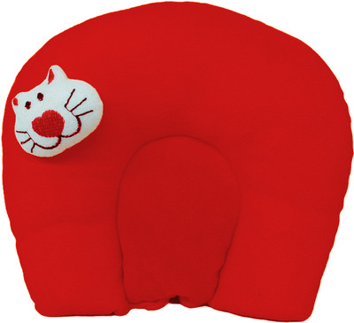 E VYAPAR KENDRA Mustard Seeds, Cotton Toons & Characters Baby Pillow Pack of 1(Red U Shape)