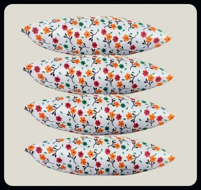 RUSHABH ENTERPRISE LUXURY Cotton Solid Sleeping Pillow Pack of 1(White)