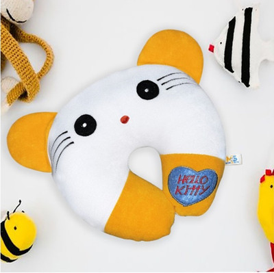 Babeestar Microfibre Baby Pillow Pack of 1 Animals Neck Support Baby Pillow(Multicolor)