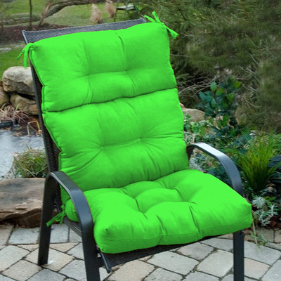 softlyf Microfibre Chair Pad Pack of 1 Solid Velvet Long Chair Pad Seat Cushion for Home, Office, Garden, Outdoor, 86 x 45 cm(Green)