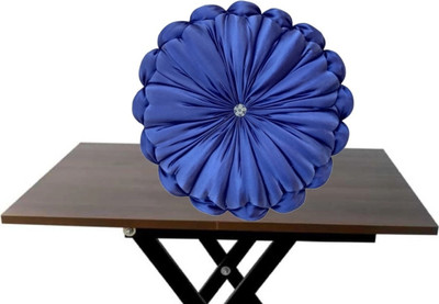 GTX Microfibre Solid Floor Cushion Pack of 1(Blue)