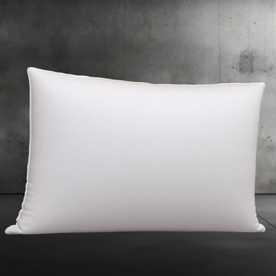 brightjex Microfibre Solid Sleeping Pillow Pack of 1(White)