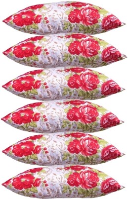 KVASTRA Polyester Fibre Stripes Sleeping Pillow Pack of 6(Multicolour ox30)