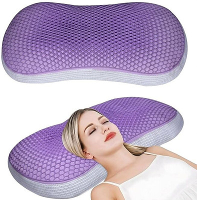 Flipkart SmartBuy Memory Foam Solid Orthopaedic Pillow Pack of 1(Purple)
