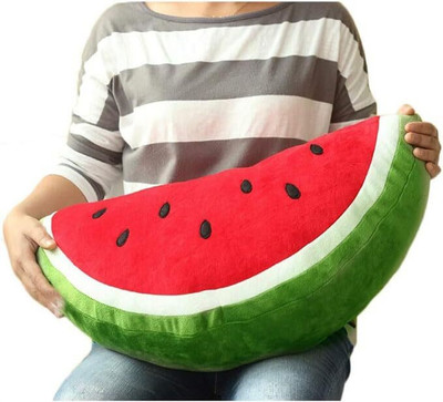 Tickles Polyester Fibre Fruits Cushion Pack of 1(Multicolor)