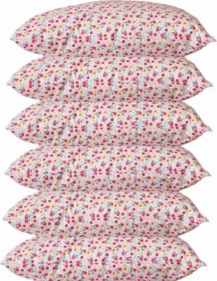 Urmila Creation Sleeping Pillow Set Of 6 Microfibre Floral Sleeping Pillow Pack of 6(Multicolor)