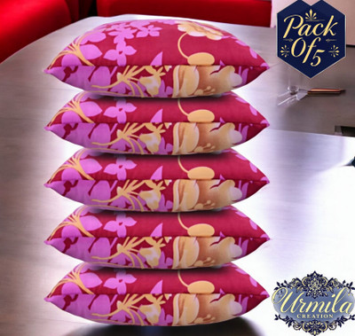 Urmila Creation Cotton Sleeping Pillow Pack of 5 Floral Luxury(Multicolor)