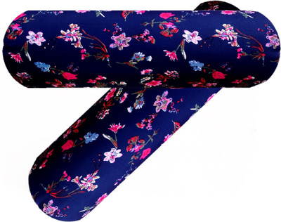 Changers Microfibre Floral Sleeping Pillow Pack of 2(Blue)