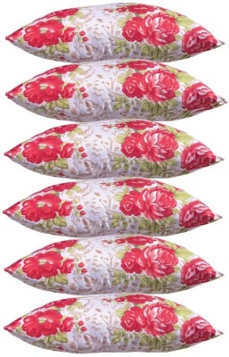 KVASTRA Polyester Fibre Stripes Sleeping Pillow Pack of 6(Multicolour ox223)