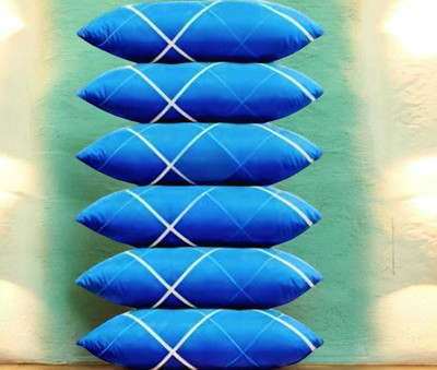 Rolling Animal Microfibre Sleeping Pillow Pack of 6 Solid LUXARY(Multicolor)