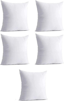 9villa Microfibre Cushion Pack of 5 Stripes Luxury(White)