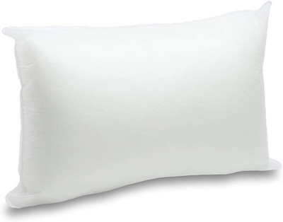 HOMESTIC by Kuber Industries Microfibre Sleeping Pillow Pack of 1 Solid(White)