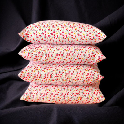 fulffystyl Microfibre Sleeping Pillow Pack of 4 Solid SOFT(Multicolor)