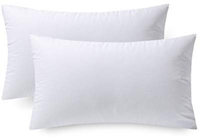 JJ Avatar Polyester Fibre Solid Sleeping Pillow Pack of 2(White)