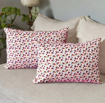 GUNVAR INDIA PRIVATE LIMITED LUXURY Polyester Fibre Abstract Sleeping Pillow Pack of 2(Printed)