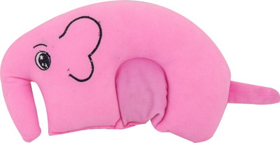 HouseOfCommon ELEPHENT Microfibre Toons & Characters Baby Pillow Pack of 1(Pink)