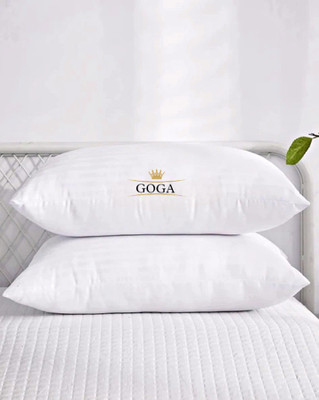 GOGA Cotton Sleeping Pillow Pack of 2 Solid LUXURY(White)