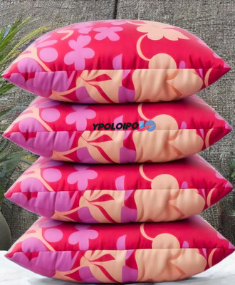 YPOLOIPO Microfibre Sleeping Pillow Pack of 4 Abstract LUXURY(Pink)