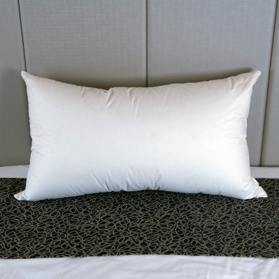 JDX 18012-2-16x24 Polyester Fibre Solid Sleeping Pillow Pack of 1(White)