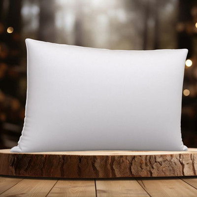 brightjex Microfibre Solid Sleeping Pillow Pack of 1(White)