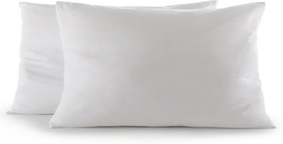Raikva Products Polyester Fibre Solid Sleeping Pillow Pack of 1(White)