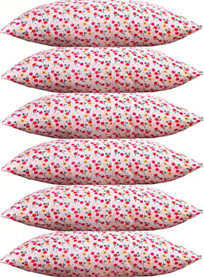 GOGA LUXURY Polyester Fibre Abstract Sleeping Pillow Pack of 6(Multicolor)