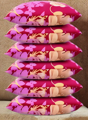 Urmila Creation Microfibre Sleeping Pillow Pack of 6 Solid LUXURY(Pink)