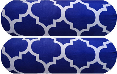 PALVIT Microfibre Abstract Bolster Pack of 2(JALAR)