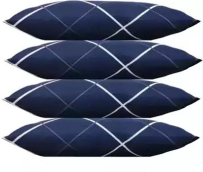 Urmila Creation Polyester Fibre Sleeping Pillow Pack of 4 Abstract LUXURY(Blue)