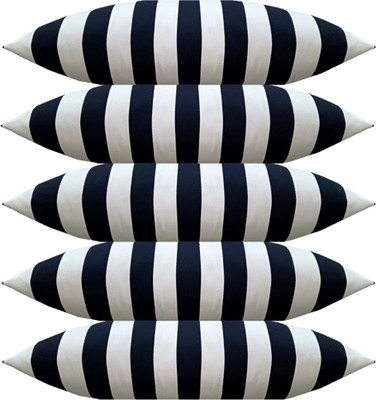 Changers Microfibre Stripes Sleeping Pillow Pack of 5(White)