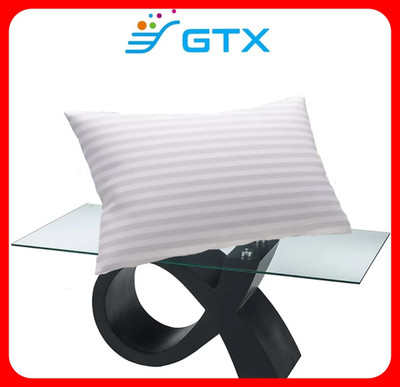 GTX Microfibre Sleeping Pillow Pack of 1 Stripes(White)