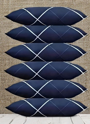 Urmila Creation Polyester Fibre Sleeping Pillow Pack of 6 Solid LUXURY(Blue)