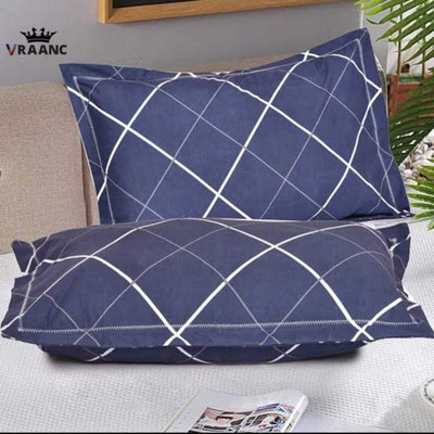 vraanc Microfibre Abstract Sleeping Pillow Pack of 2(Blue)