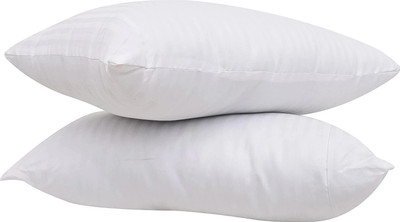 mimar homes NA Microfibre Solid Sleeping Pillow Pack of 2(White)