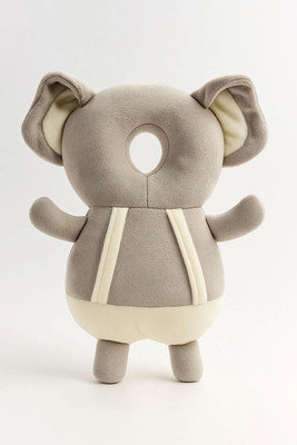 snugnibble Microfibre Baby Pillow Pack of 1 Animals Baby Head Protector Cushion for Crawling & Walking(Grey)