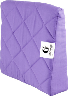Get IT PU Foam Diamond Quilt Pregnancy Pillow Pack of 1(Purple)
