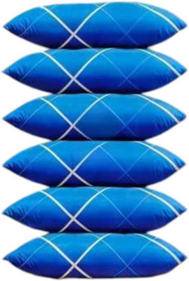 Rolling Animal Microfibre Sleeping Pillow Pack of 6 Solid LUXARY(Multicolor)