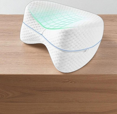 INDIEPREMIOR Microbeads Orthopaedic Pillow Pack of 1 Solid(White)