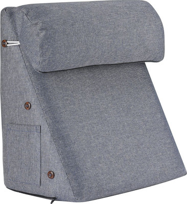 Wakefit Memory Foam Body Pillow Pack of 1 Solid(Blue)