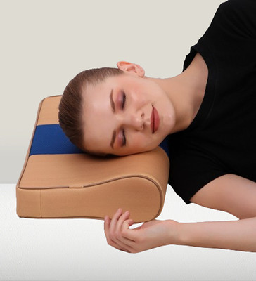 VN CARE Memory Foam Solid Orthopaedic Pillow Pack of 1(Multicolor)