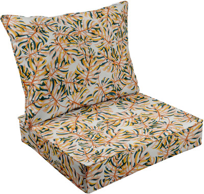 Vargottam Foam Nature Chair Pad Pack of 2(Peach1)
