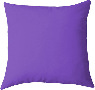Texlux Microfibre Solid Cushion Pack of 1(Dark Purple)