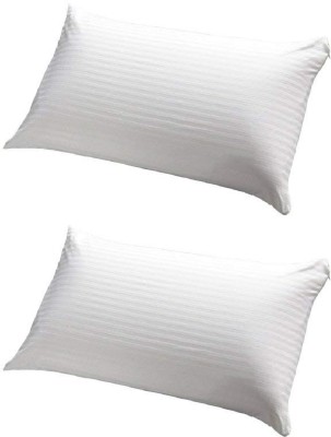 TSAYA 202400-2-20*20 Polyester Fibre Stripes Cushion Pack of 2(White)