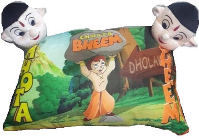 TURIYA Microfibre Toons & Characters Baby Pillow Pack of 1(Yellow)